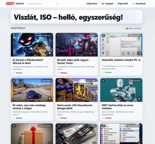 Teljesen megújult a CHIP virtuális DVD-je!