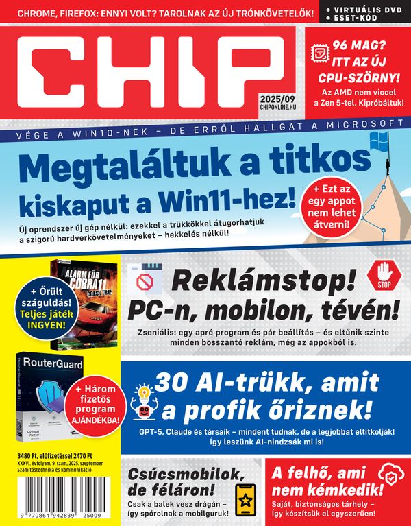 CHIP 2025/09 borító